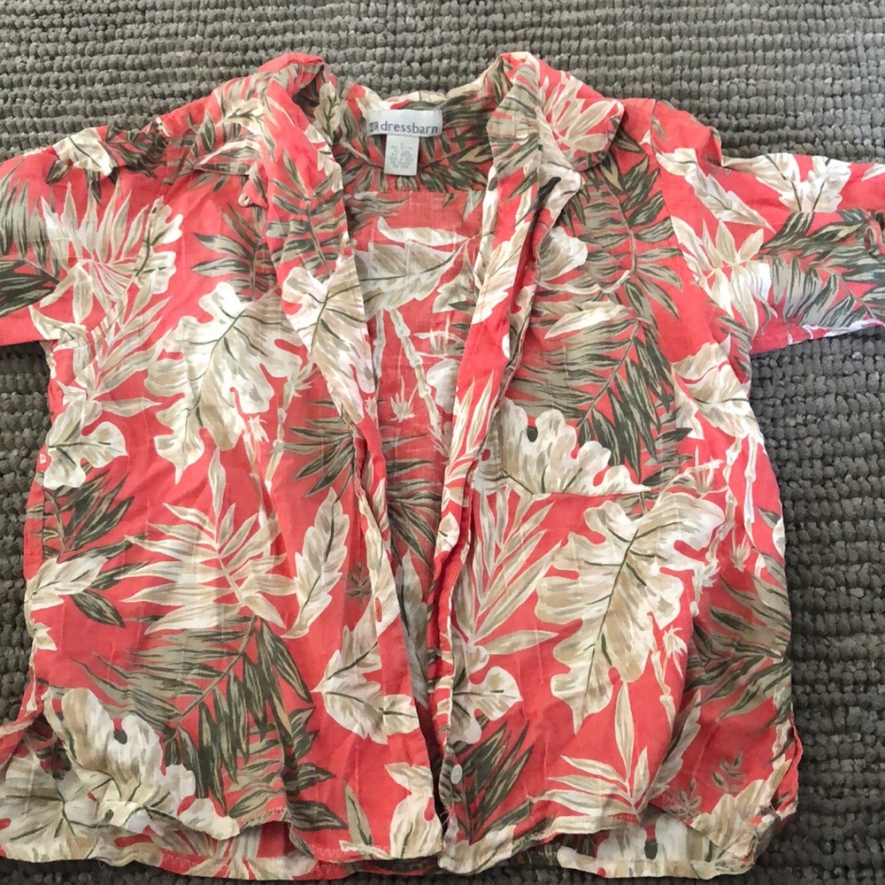 Hawaiian button up shirt